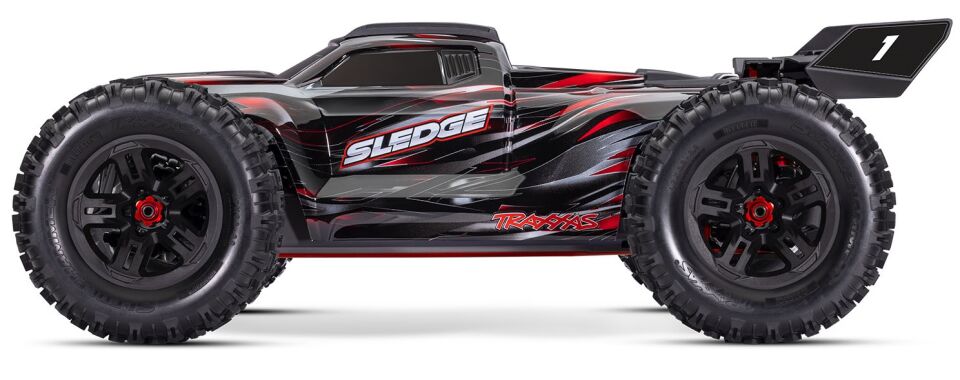 SLEDGE 1/8 4WD BELTED Kırmızı
