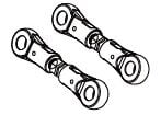 12011 Upper adjustable tie rods RX12