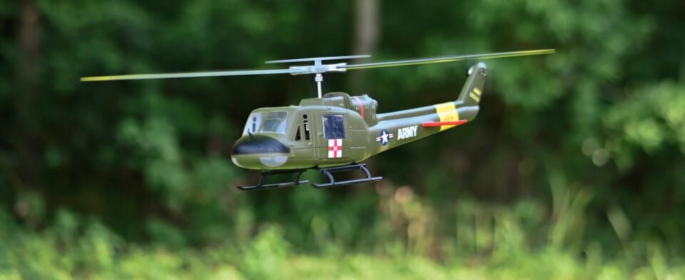 UH-1 Huey ACE GPS Stabilized 6CH RC Scale Helicopter 470L RTF