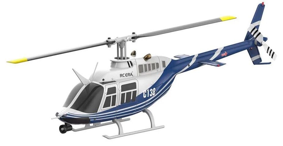 C138 Bell 206 Gyro Stabilized Scale RC Helicopter Jet Ranger RTF