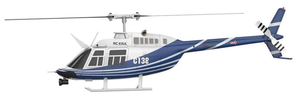 C138 Bell 206 Gyro Stabilized Scale RC Helicopter Jet Ranger RTF