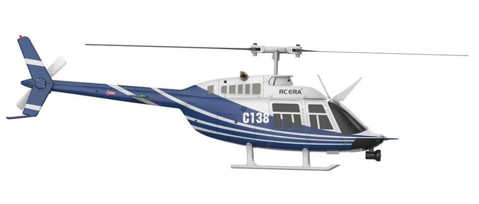 C138 Bell 206 Gyro Stabilized Scale RC Helicopter Jet Ranger RTF