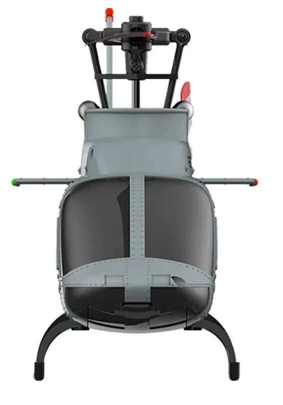 A60 BELL 206 Mini Optical Flow RC Helicopter RTF Gri