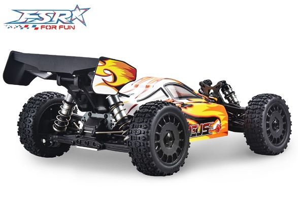 Focus 6s 4WD 1/8 Buggy RC Araba Sarı