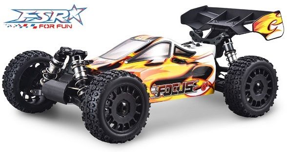 Focus 6s 4WD 1/8 Buggy RC Araba Sarı