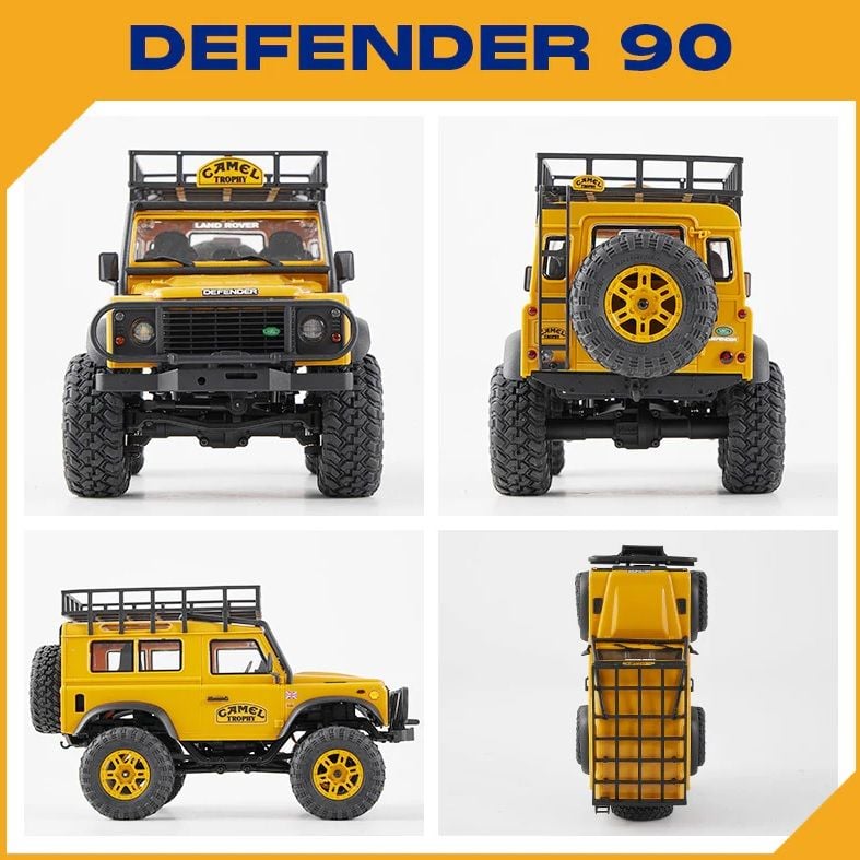 1/24 FCX24M Land Rover Defender 90 Camel Trophy Edition RTR