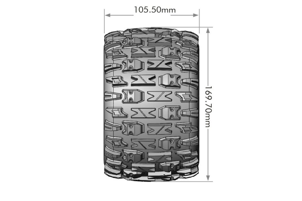 MFT 1/8 MT-Pioneer 3.8'' 4 Adet