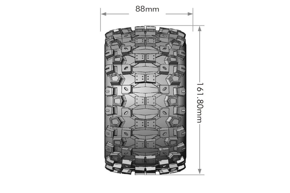MFT 1/8 ST-Uphill  (1/2 Offset) 4 Adet