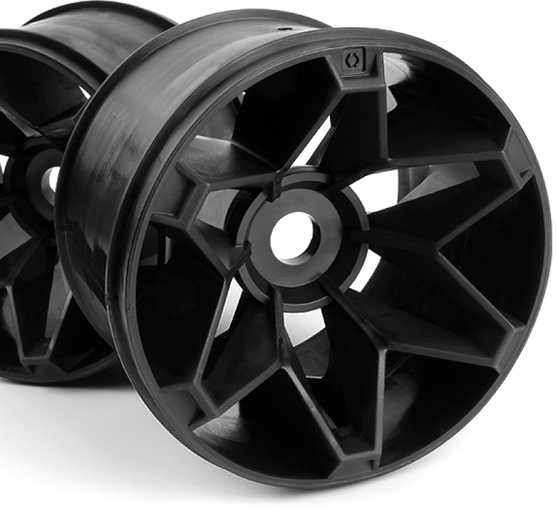 160147 Havok Wheel Black (3.8inx71mm/2pcs) Savage