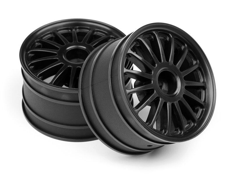 107972 1/8 WR8 TARMAC WHEEL BLACK (2.2 WR8/Use with 2.2(57mm) tires