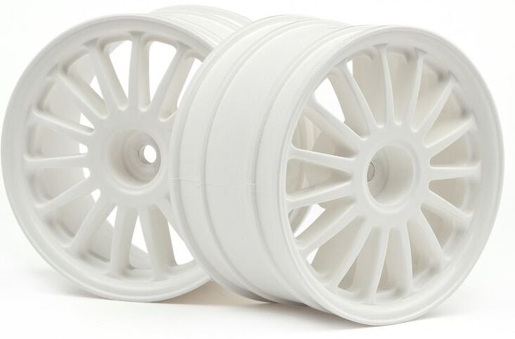 108075 WR8 TARMAC WHEEL WHITE (2.2 WR8/Use with 2.2''(57mm) tires (2PCS)