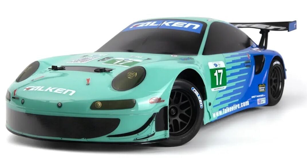 RS4 Sport 3 Porsche 911 GT3 RSR Falken Flux 1/10 RTR Brushless On-Road Car