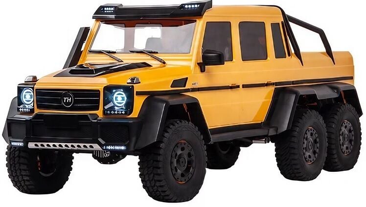 1/8 BG630 6x6 Mercedes Benz G63 RC Crawler Sarı