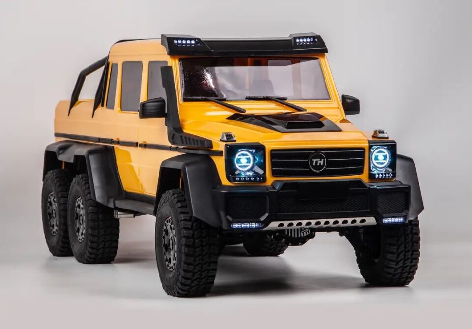 1/8 BG630 6x6 Mercedes Benz G63 RC Crawler Sarı
