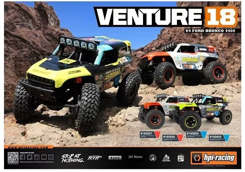 Venture18 U4 Flux Ford Bronco 4400 Brushless