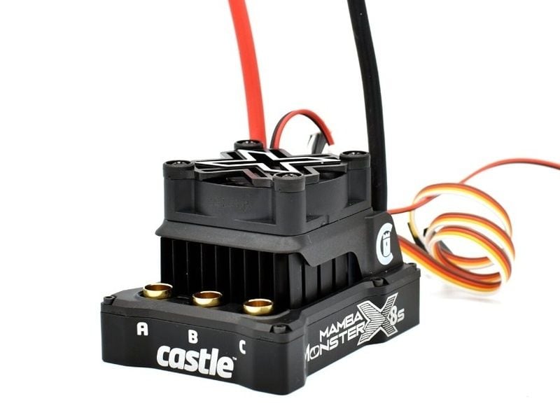 Mamba Monster X 8S 33.6V ESC with 1717-1650KV sensored motor
