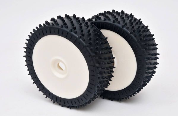 100242X Tyre 180 mm Astro-Max White Medium + Wheel 2pc