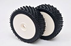 100242X Tyre 180 mm Astro-Max White Medium + Wheel 2pc