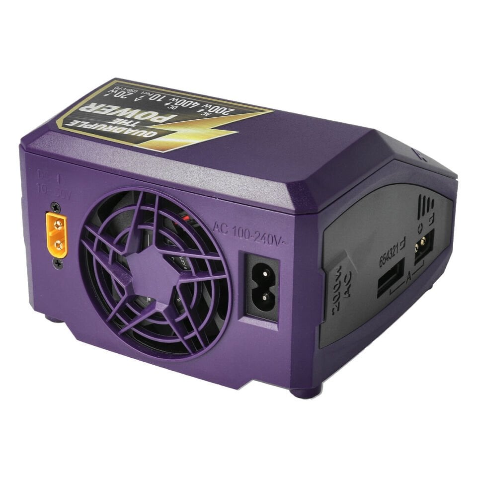 Q200Neo AC/DC Dört Çıkışlı Lipo Charger
