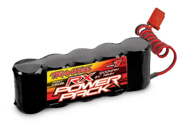 3036 1200 mAh 6 Volt 5-Cell NiMH Receiver Battery Revo