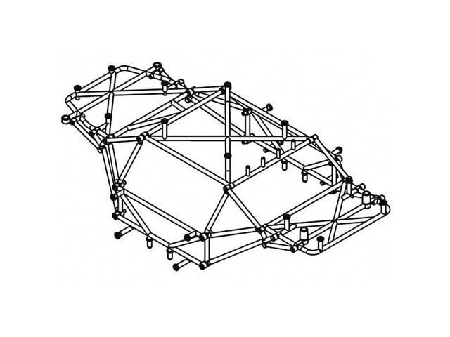 503701P W5 Max XL Body Roll Cage Set