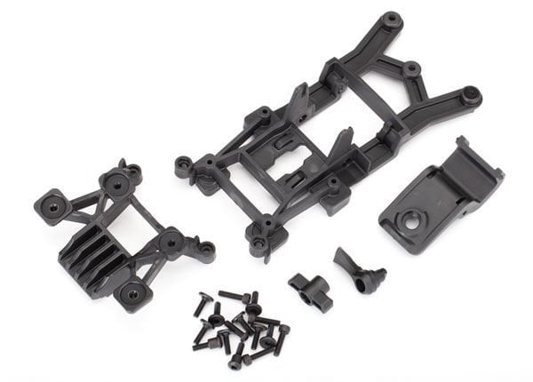6720 Body mounts, front & rear Rustler 4x4
