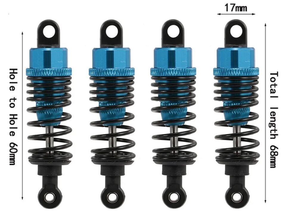 60mm Amortisör Seti 4 Adet 1/10 On Road