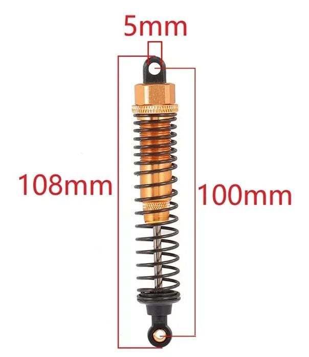 100mm Amortisör Seti 4 Adet 1/10