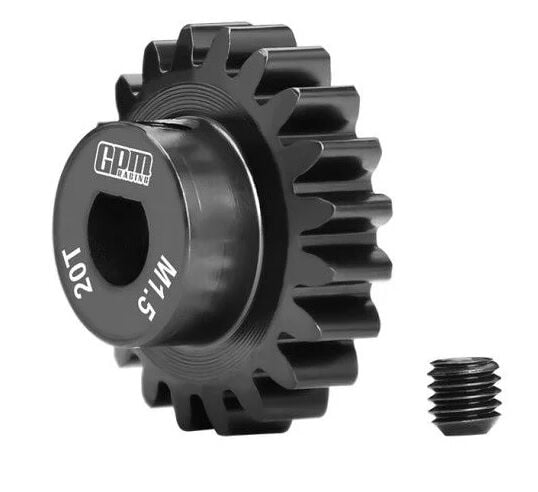 Ekstra Sert Çelik 20T M1.5 Pinion Dişlisi