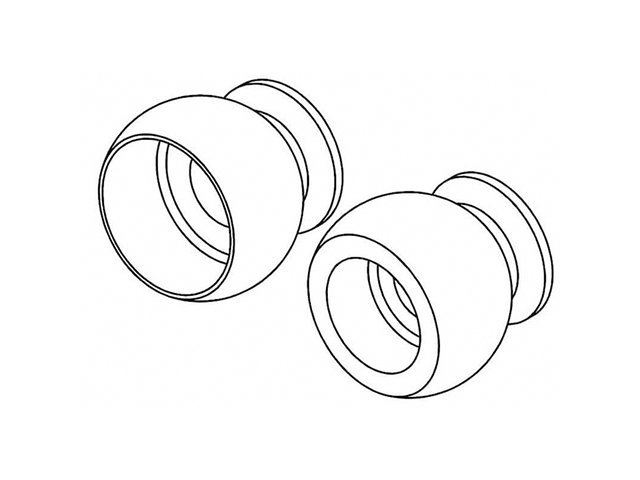 340601S Steering Servo Arm Joint Balls (2x3 2x4 ) 4pc