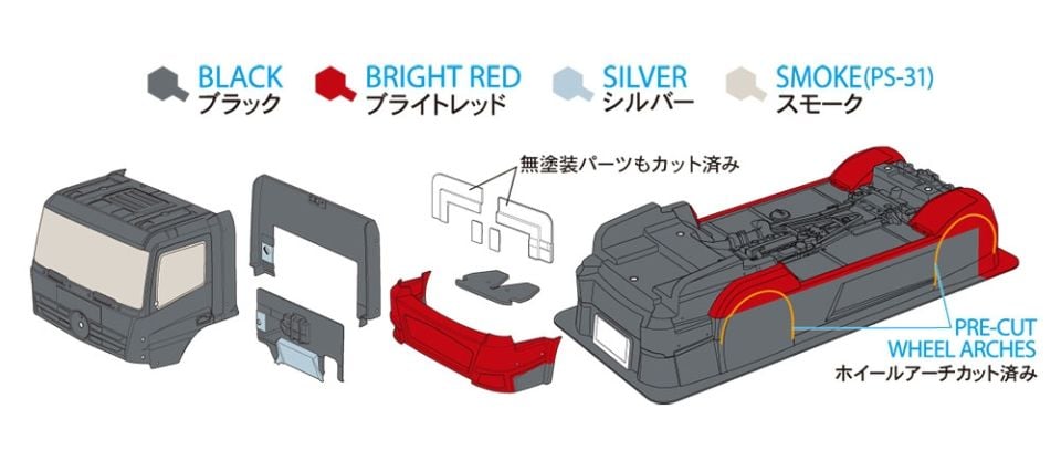 1/14 Tankpool24 Mercedes Actros Kamyon TT-01E