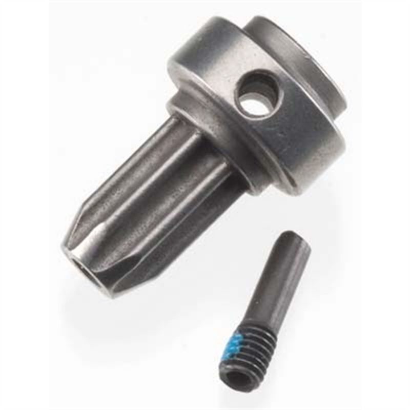 6888X Drive hub, front, hardened steel (1)/ screw pin (1)