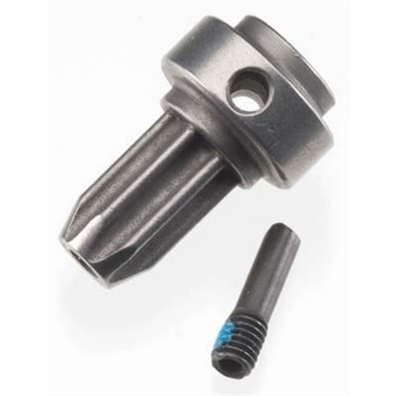 6888X Drive hub, front, hardened steel (1)/ screw pin (1)