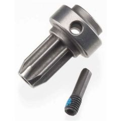 6888X Drive hub, front, hardened steel (1)/ screw pin (1)