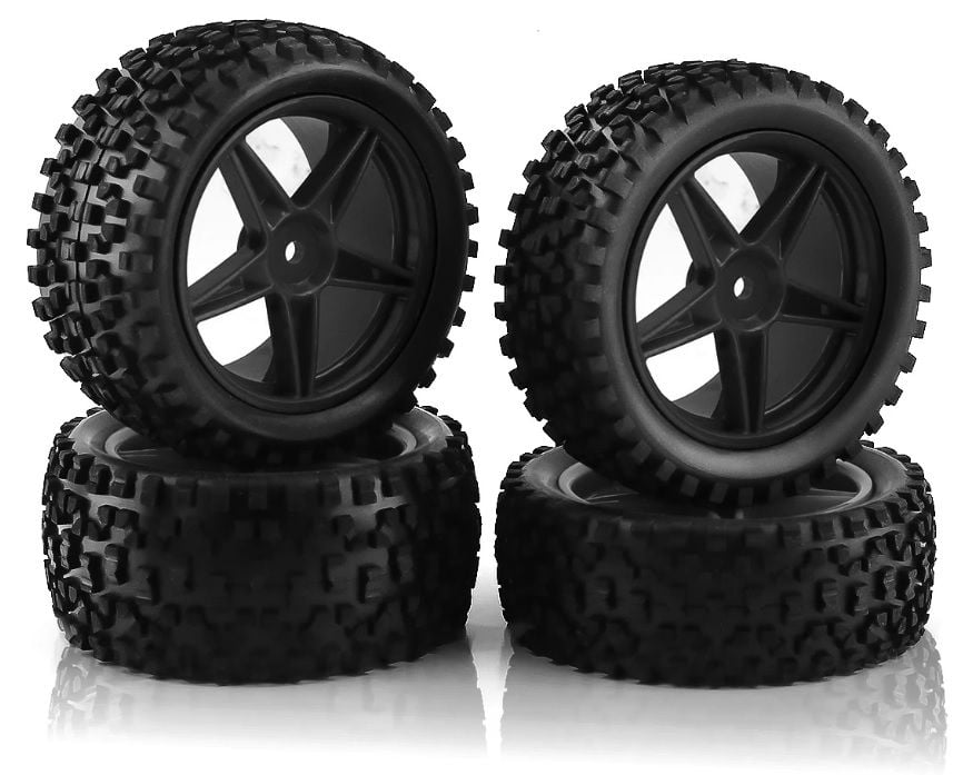 1/10 Buggy Jant Lastik Seti 4 Adet