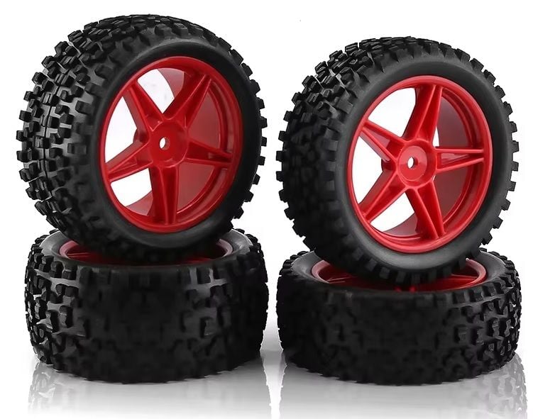 1/10 Buggy Jant Lastik Seti 4 Adet