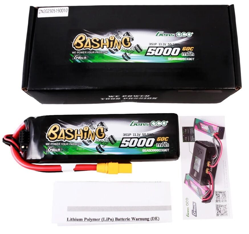 5000mAh 11.1V 60C 3S Lipo Batarya