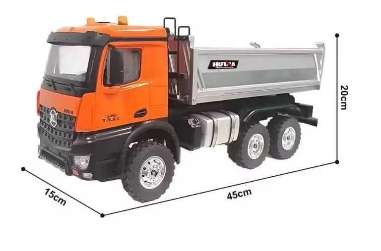 1598 1/14 RC Metal Damperli Kamyon 14CH