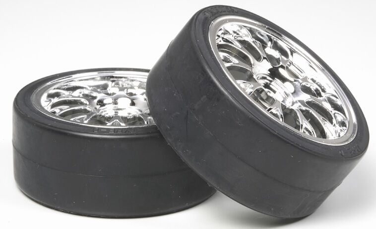 53959 Mesh Wheel w/D.Tire *2 (26mm)