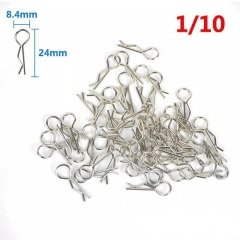 1/10  Kep (body) Clips 10 adet Siyah