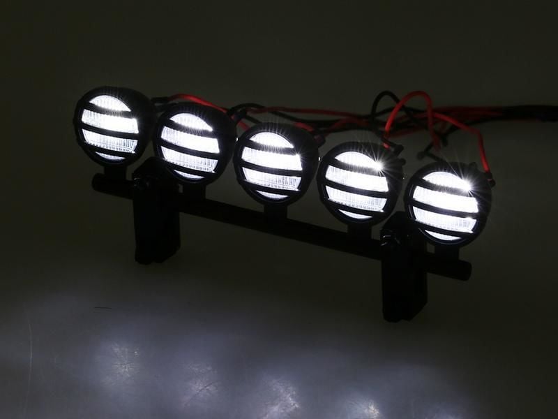 LED Roof Light Bar Set 5 Spotlight (Black) Tepe Işık Seti