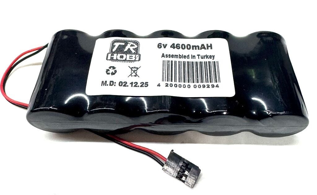 6v 4600Mah 1/5 Alıcı Bataryası