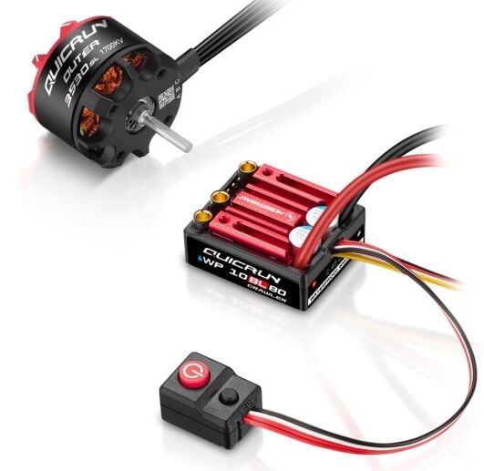 Quicrun WP10BL80 / G2 Outer 3530SL-2200kV Combo Crawler Set 1/10