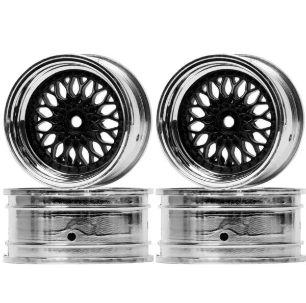 BBS Jant Jeşitleri 4 Adet 3mm Krom-Siyah