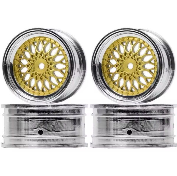 BBS Jant Jeşitleri 4 Adet 3mm Krom-Sarı