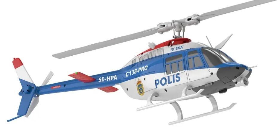 C138 Pro Bell 206 Brushless 3D Auto Stabilized Helicopter RTF