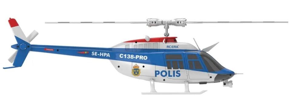 C138 Pro Bell 206 Brushless 3D Auto Stabilized Helicopter RTF