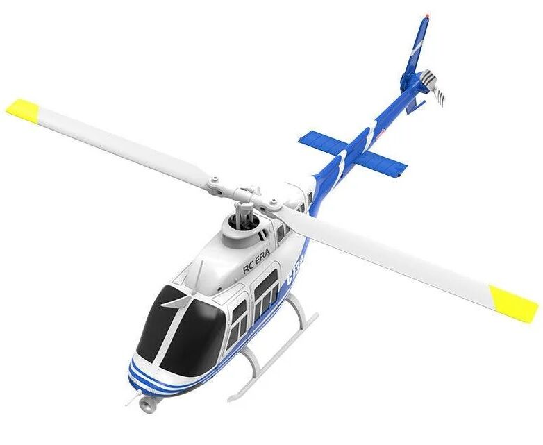 C138 Bell 206 Gyro Stabilized Scale RC Helicopter Jet Ranger RTF Mavi