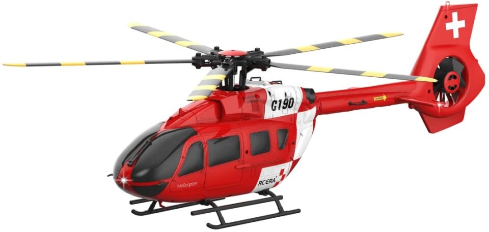 C190 H145 Gyro Stabilized RC Helicopter RTF Kırmızı