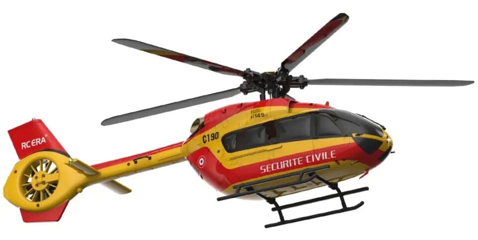 C190 H145 Gyro Stabilized RC Helicopter RTF Sarı